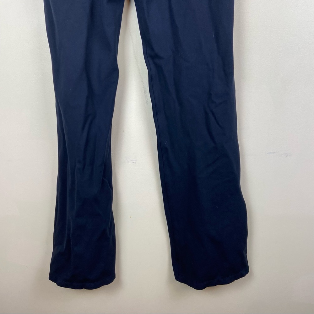 Betabrand Classic Dress Pants Yoga Pants Bootcut Navy Blue Stretch Office Work M - Picture 11 of 13